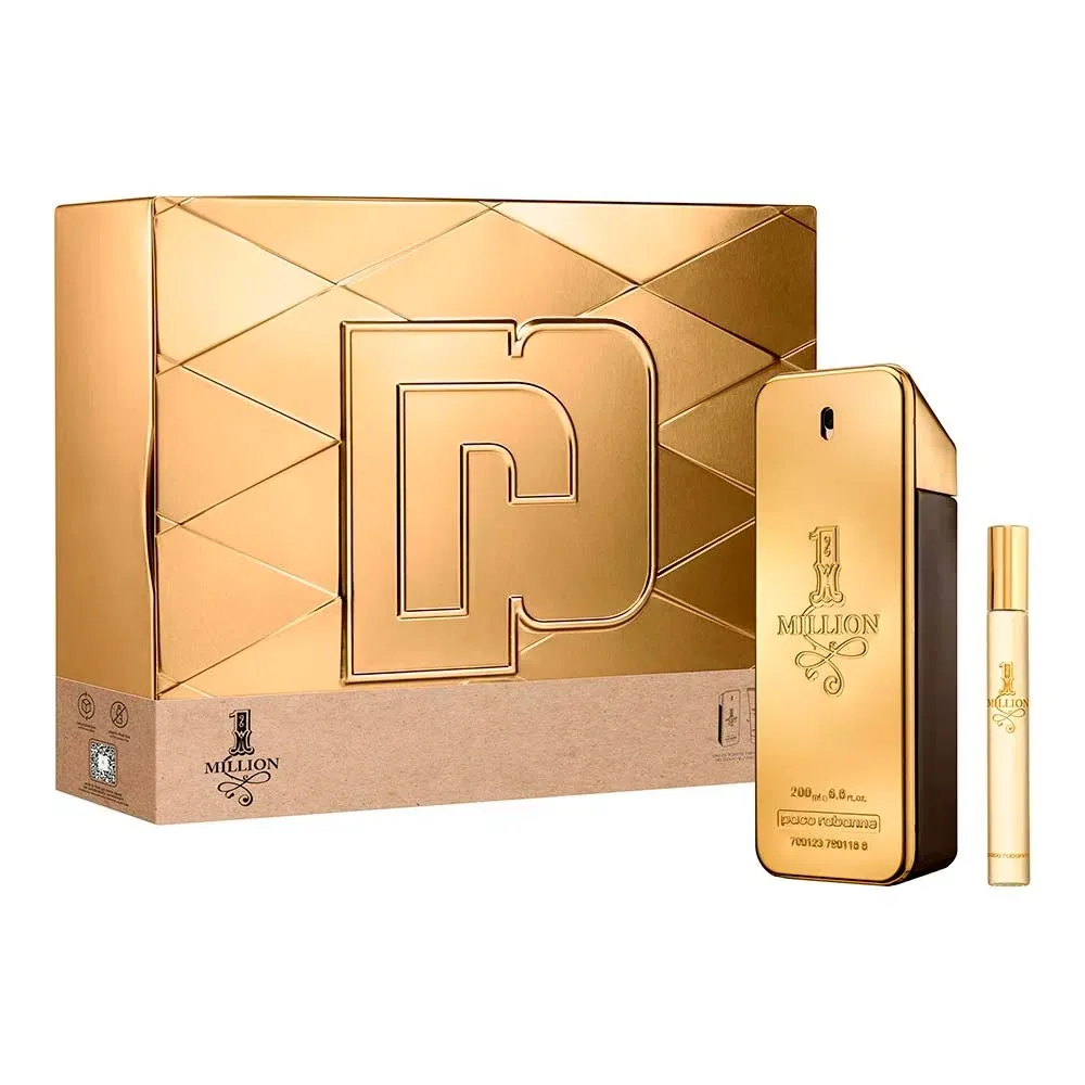 Kit 1 Million Masculino Paco Rabanne Eau de Toilette