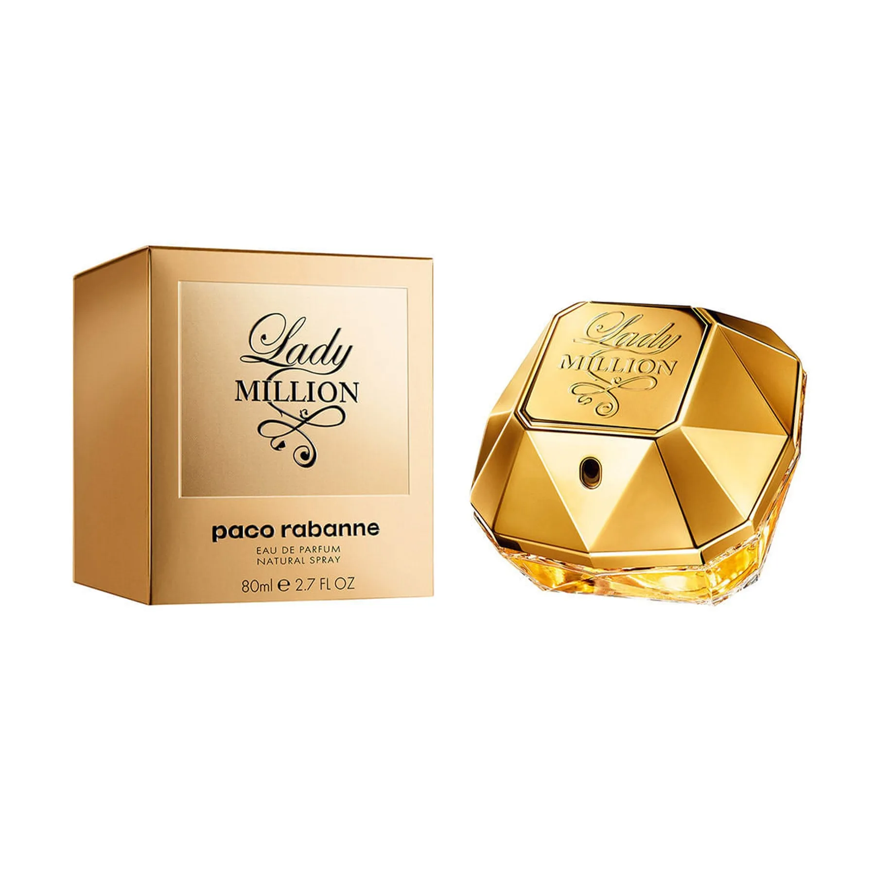 Lady Million Paco Rabanne Perfume Feminino Eau de Parfum 80ml