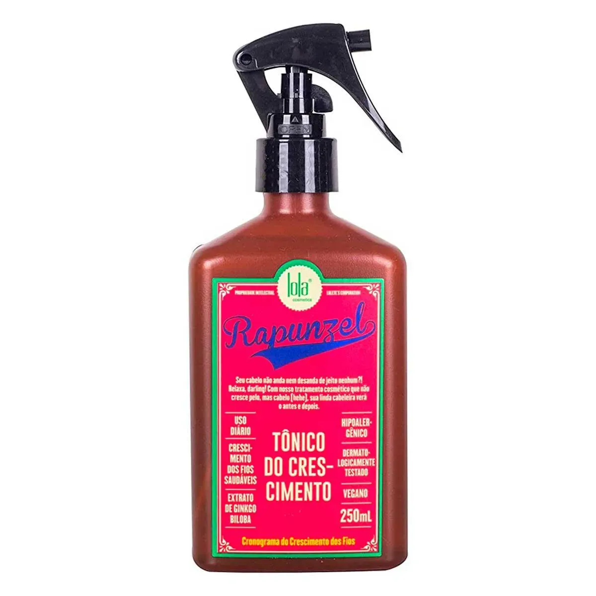 Tônico Capilar Rapunzel Lola Cosmetics - 250ml