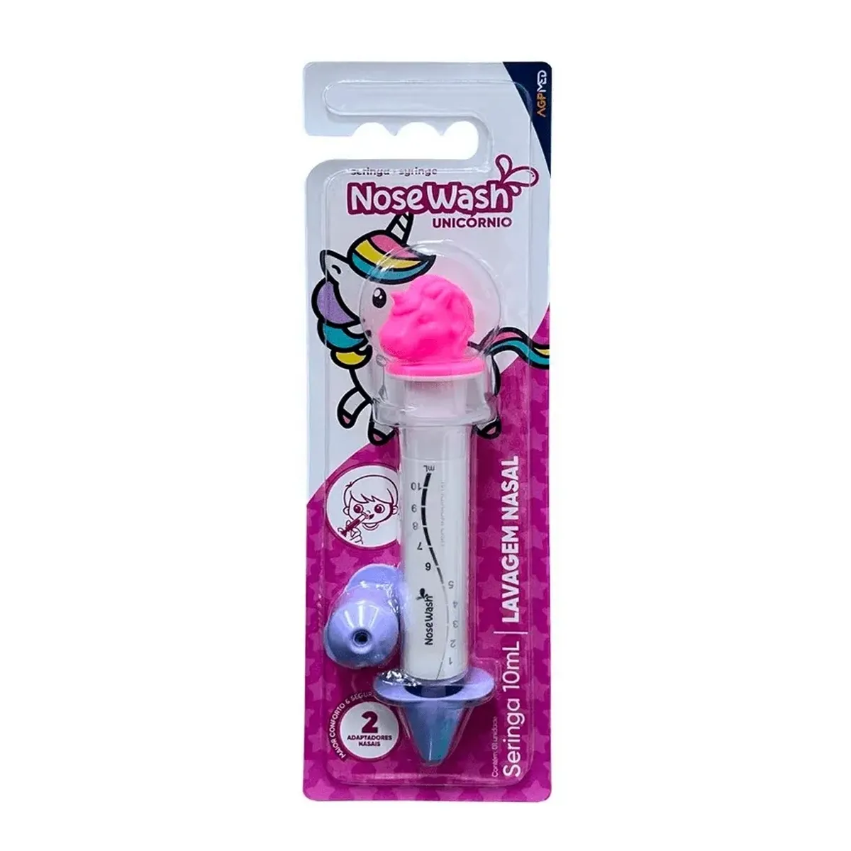 Seringa para Lavagem Nasal Nosewash Unicórnio- 10ml