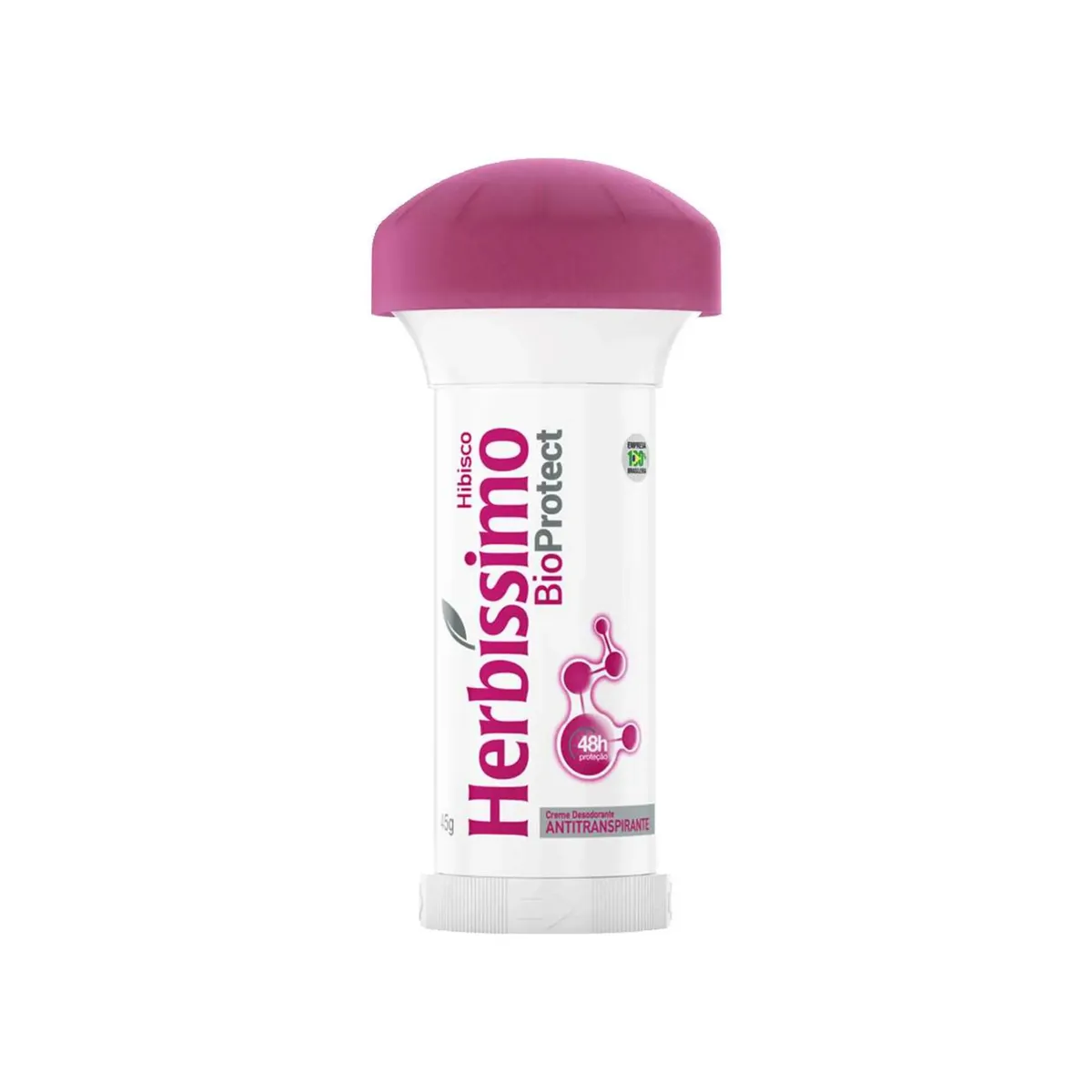 Desodorante Antitranspirante Creme Twist Hibisco 42h Herbissimo - 45g