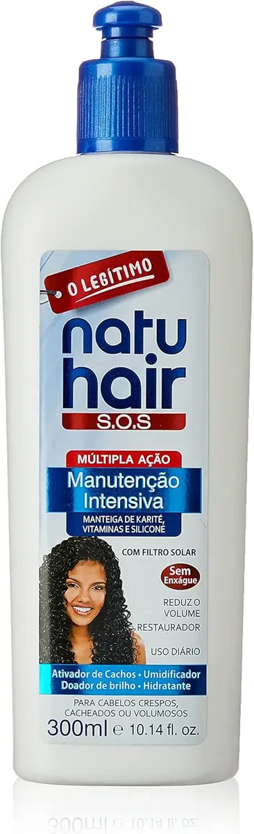 Creme de Pentear SOS Manutenção Intensiva Natuhair - 300ml