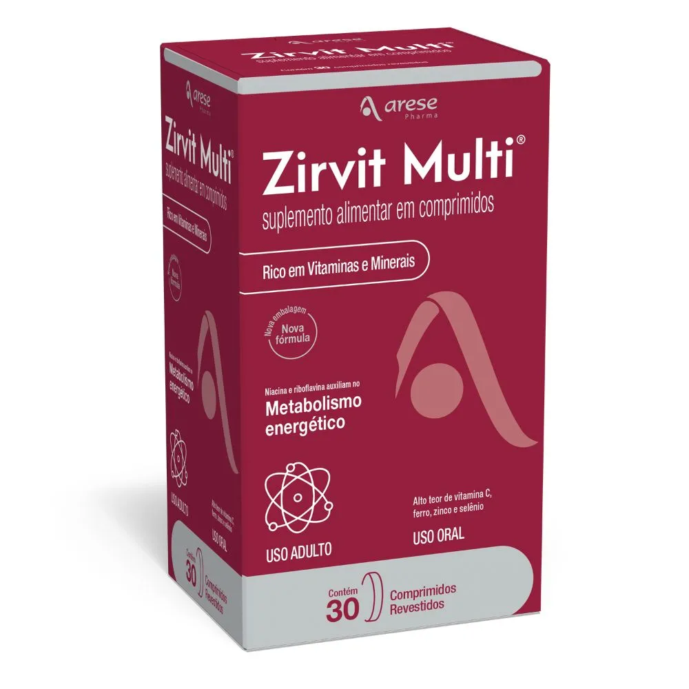 Zirvit Multi Com 30 Comprimidos