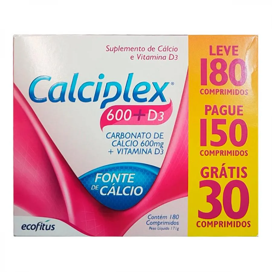Calciplex Leve 180 Pague 150 Comprimidos