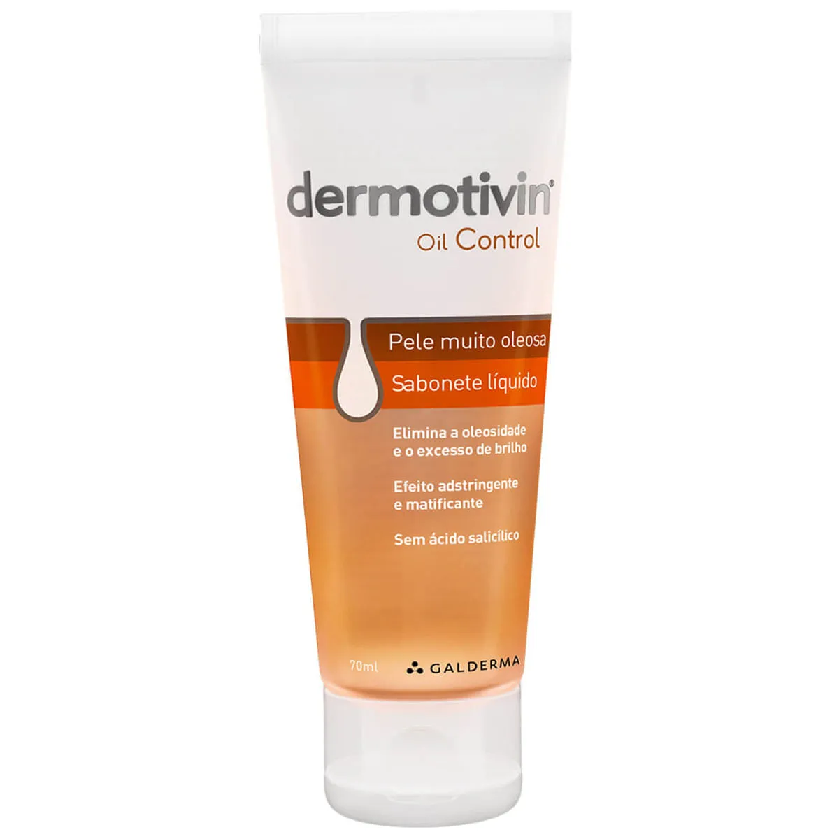 Dermotivin Oil Control Sabonete Liquido Pele Oleosa 70ml