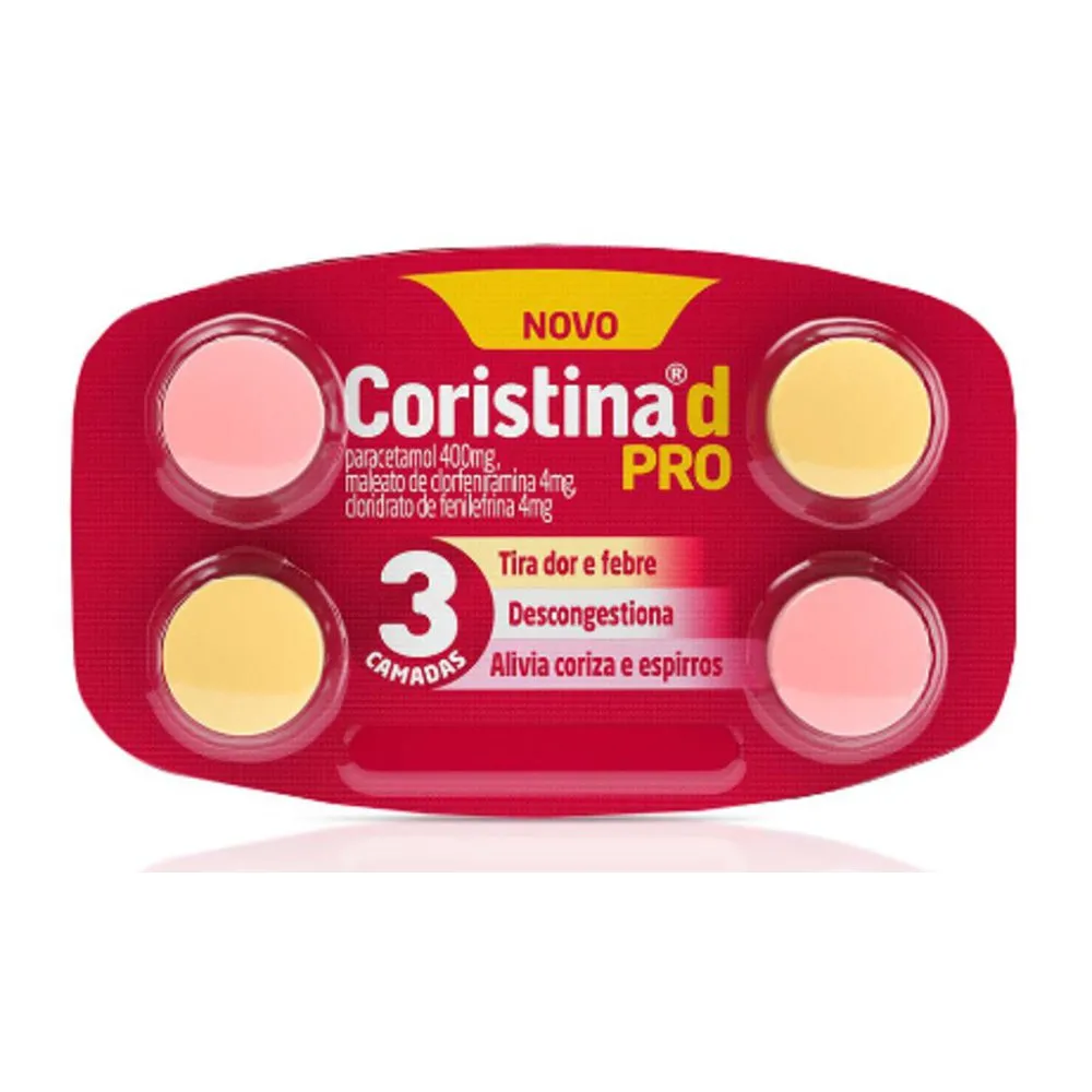 Antigripal Coristina D Pro 4 Comprimidos