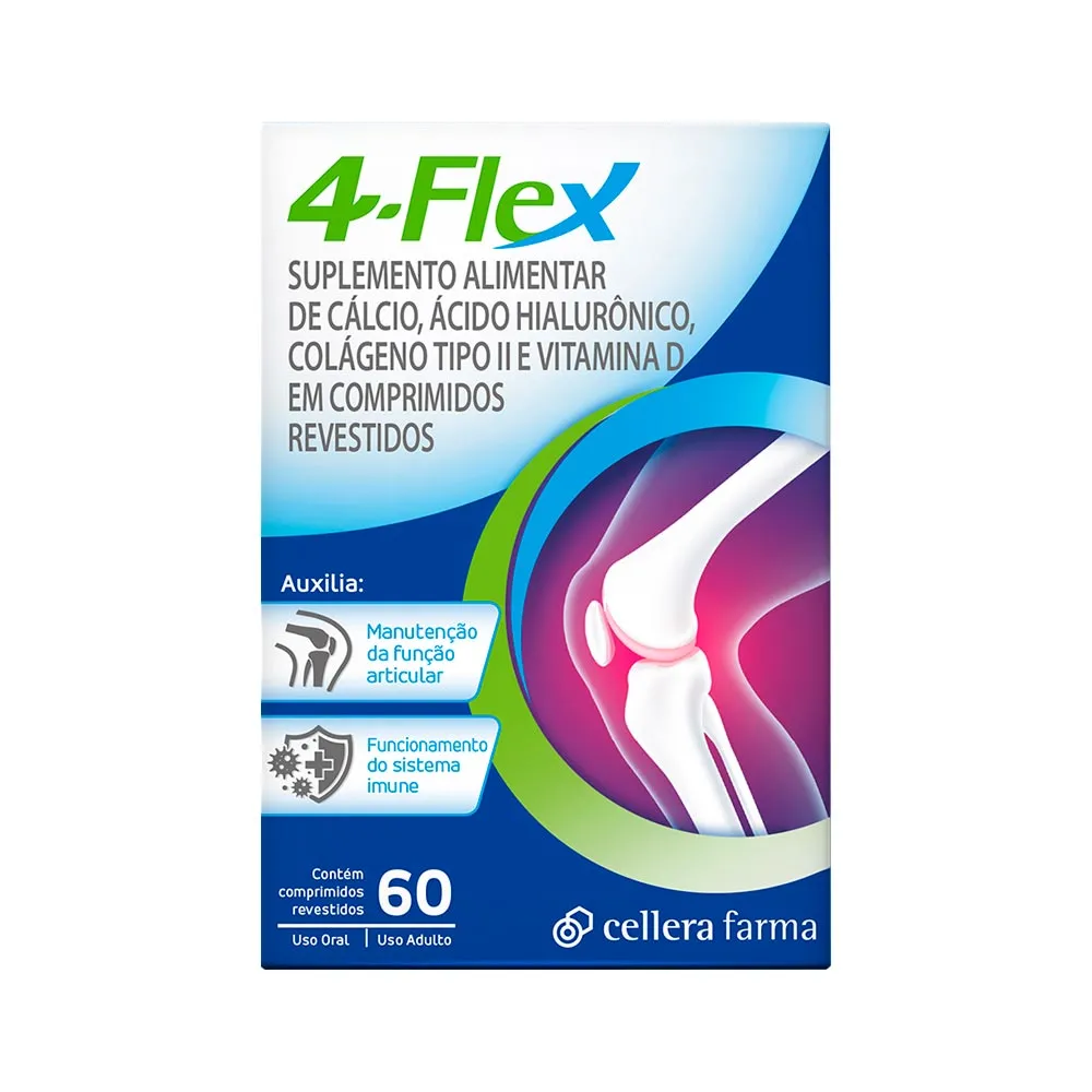 Suplemento Alimentar 4-flex Com 60 Comprimidos Revestidos