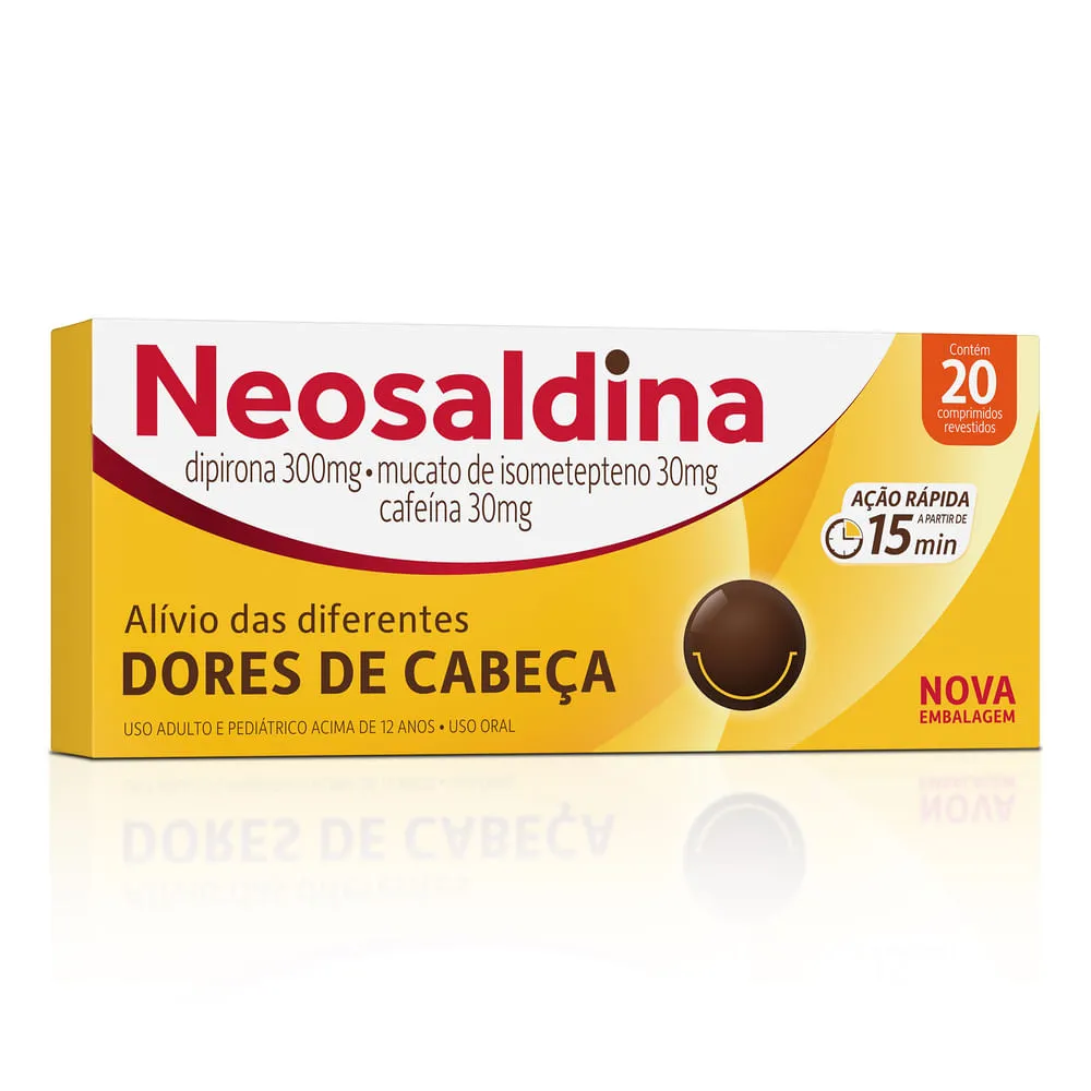 Analgesico Neosaldina 20 Drageas