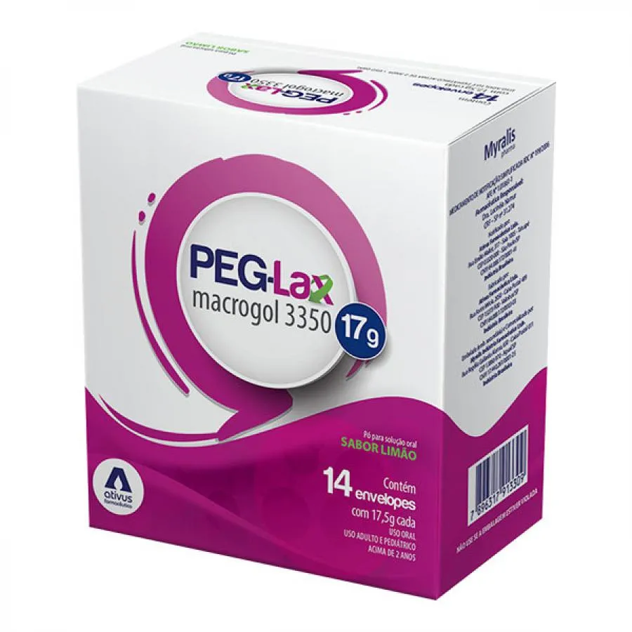 Peg-lax 14 Saches Sabor Limao